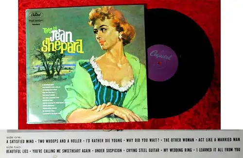 LP Jean Shepard: This Is Jean Shepard (Capitol T 1253) NL Re Issue