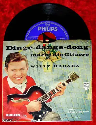 Single Willy Hagara: Dinge-dange-dong (Philips 345 167) D