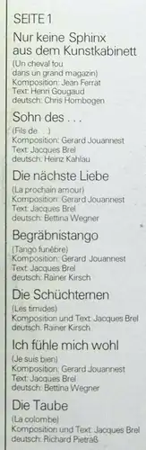 LP Gisela May: Chansons bleiben Chansons (Amiga 855 464855 612) DDR 1979