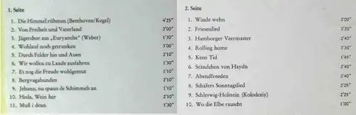 LP Wedeler Männerchor von 1858 (Teldec 66.21118) D