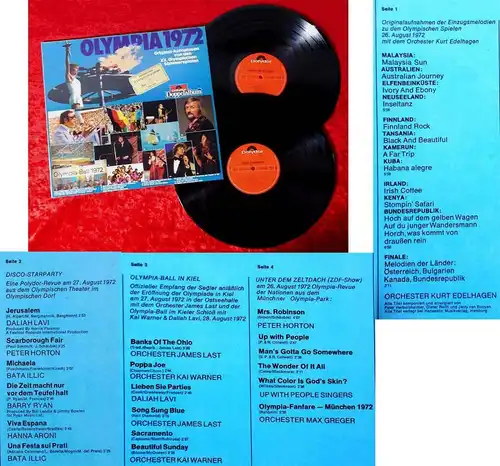2LP Olympia 1972 (Polydor 2634 053) D 1972 Originalaufnahmen aus München & Kiel