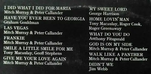 LP Tony Christie (MCA MCF 2524) UK 1971