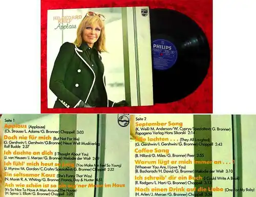 LP Hildegard Knef: Applaus (Philips 6303 136) D 1975