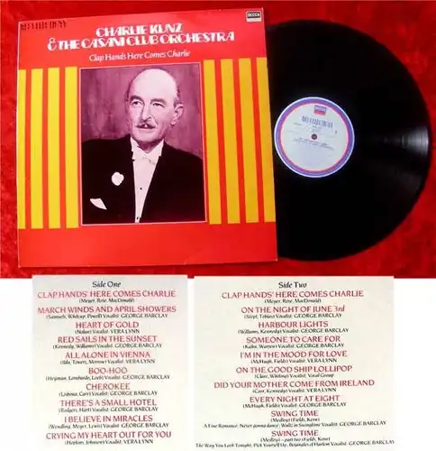 LP Charlie Kunz and Casablanca Club Orchestra Clap Hand