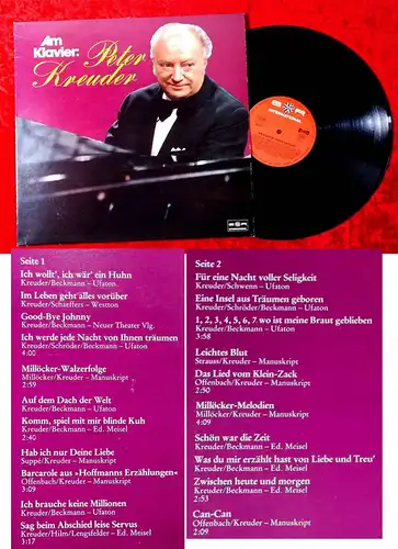 LP Peter Kreuder: Am Klavier: Peter Kreuder (SR International 30 956 7) D 1980