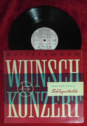 25cm LP Tausend Bunte Schlagertakte Wunschkonzert 1  (Bertelsmann 8073) D 1956