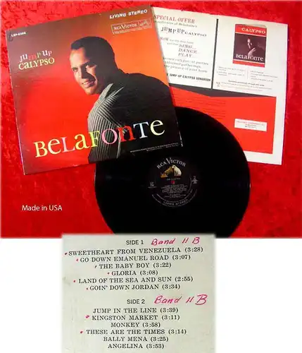 LP Harry Belafonte: Jump Up Calypso (RCA Living Stereo LSP-2388) US