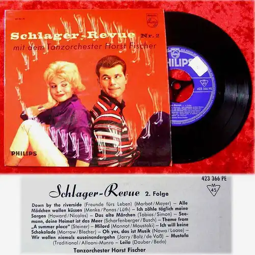 EP Horst Fischer: Schlager Revue Nr. 2 (Philips 423 366 PF) D 1960