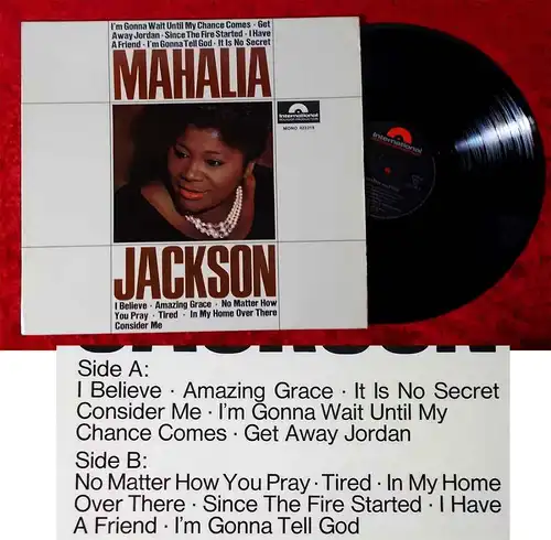 LP Mahalia Jackson (Polydor International 423 219) D