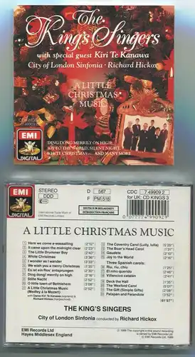 CD Kings Singers & Kiri Te Kanawa: A Little Christmas Music (EMI)1989