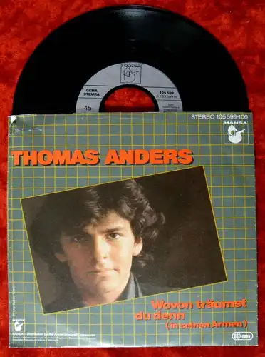 Single Thomas Anders: Wovon träumst Du denn (in seinen Armen) Hansa 105 599-100