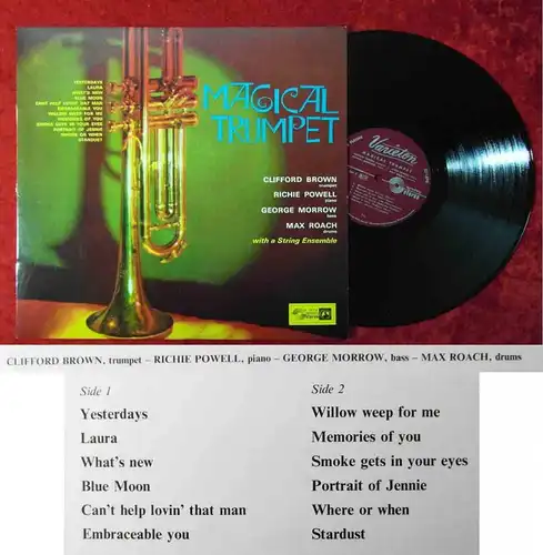 LP Clifford Brown Max Roach Richie Powell George Morrow: Magical Trumpet (UK) 