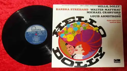 LP Hello Dolly - Barbra Streisand Louis Armstrong (Fontana 9299 228) D 1976