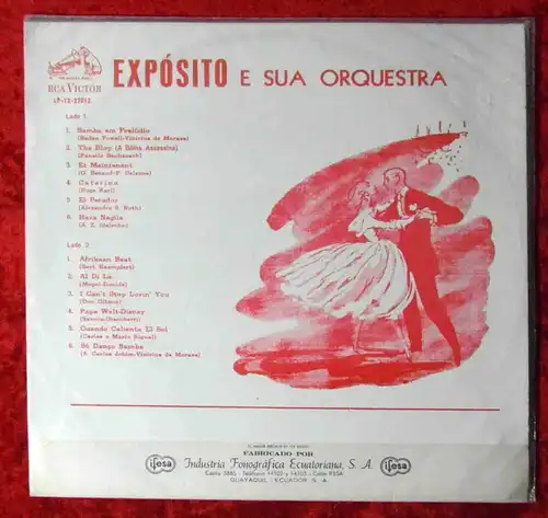 LP Exposito é sua Orquestra (RCA Victor LP-12-27012) Ecuador