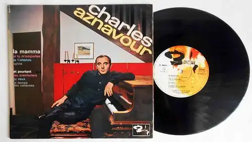 25cm LP Charles Aznavour w/Paul Mauriat et son Orchestre (Barclay 80 211) F 1963