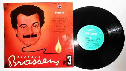 25cm LP Georges Brassens: No. 3 (Philips B 76.063 R) F 1954