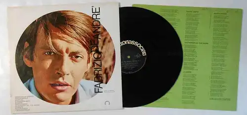 LP Fabrizio de André: Vol. 1 (Produttoriassociati PA/LPS 39) Italy 1970