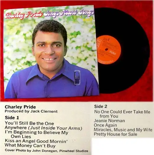 LP Charly Pride Sings Heart Songs