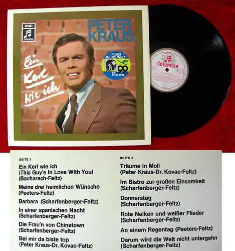 LP Peter Kraus: Ein Kerl wie ich (Columbia SMC 74 452) 1968