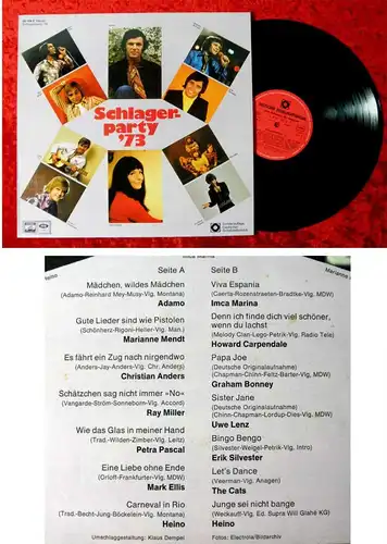 LP Schlager Party ´73 (Deutscher Schallplattenclub 28 159-2) D 1973