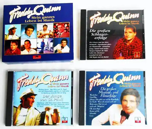 3CD Box Freddy Quinn: Mein ganzes Leben ist Musik (Polydor) 1998