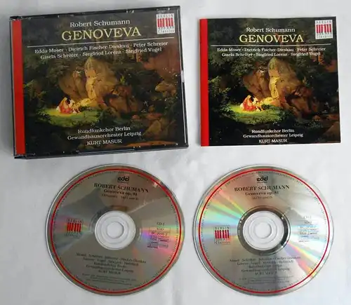 2CD Box Schumann: Genoveva - Moser Fischer-Dieskau Schreier Masur (BC) 1992