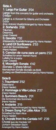 LP Hans Haider & Symphony Strings: Traumland (D 1977)
