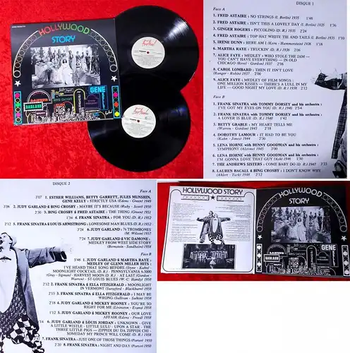 2LP Hollywood Story (Festival 214) Frankreich - Musterplatte -