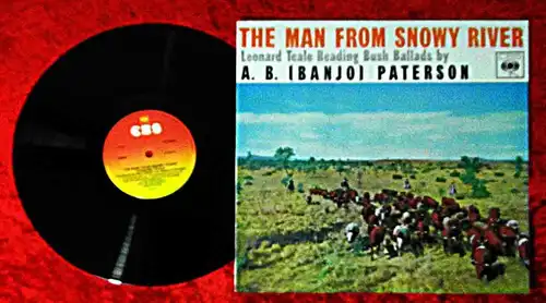 LP Leonard Tale Reading Bush Ballads - The Man From Snowy River (CBS BP 233622)