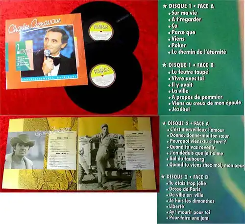 2LP Charles Aznavour: Enregistrement Originaux (EMI) F