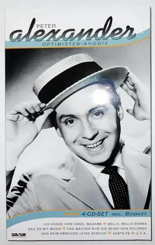 4CD Set Peter Alexander: Optimisten Boogie - 60 Erfolge /  + Booklet