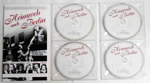 4CD Set Heimweh nach Berlin  - 80 Lieder mit Berliner Schnauze /  + Booklet