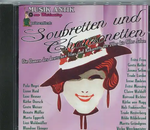 CD Soubretten & Chansonetten - Die Damen des deutschen Films & Kabaretts - 1998
