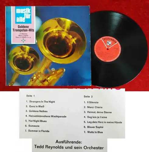 LP Tedd Reynolds: Goldene Trompeten Hits (Telefunken NX 119) D