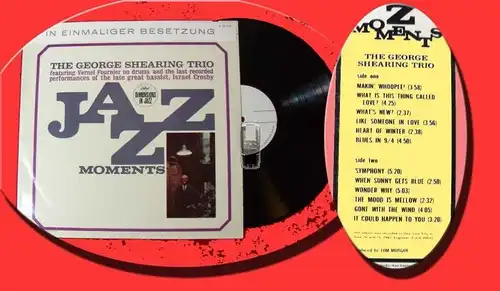 LP George Shearing Trio: Jazz Moments Rarität (1963)