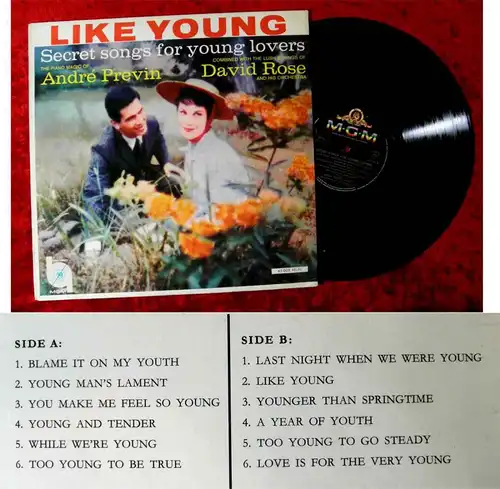 LP David Rose / André Previn: Like Young (MGM 65 009 HiFI) D 1960