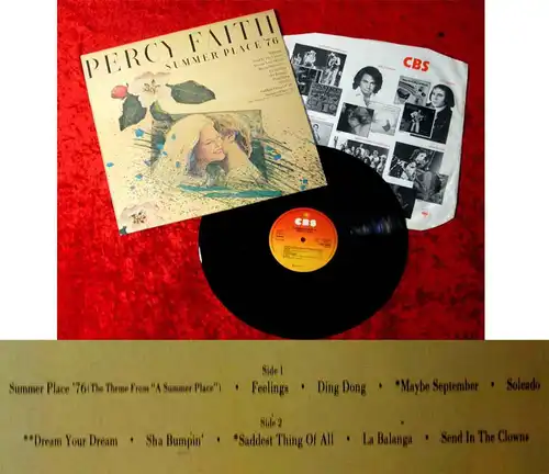 LP Percy Faith: Summer Place ´76 (CBS 69221) NL 1975