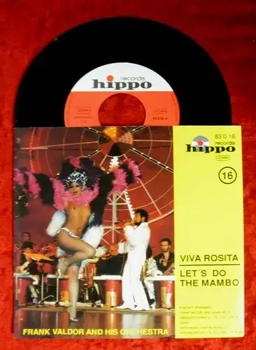 Single Frank Valdor: Viva Rosita / Let´s do the Mambo (Hippo 83 016) D