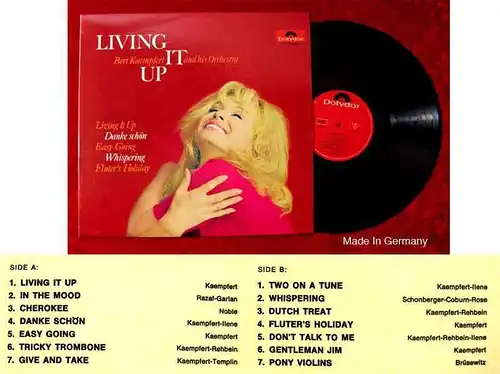 LP Bert Kaempfert: Living It Up  (Polydor 46 399) D