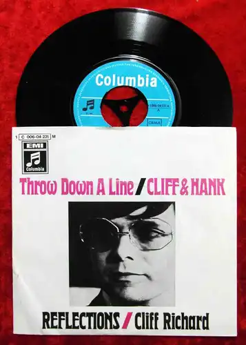 Single Cliff Richard & Hank Marvin: Throw Down A Line (Columbia 1C 006-04 231) D
