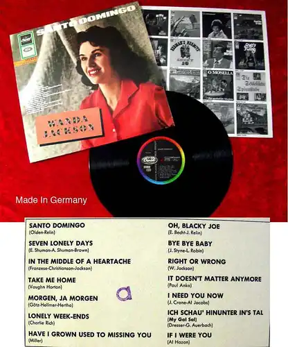 LP Wanda Jackson: Santo Domingo (Capitol SMK 84 040) D
