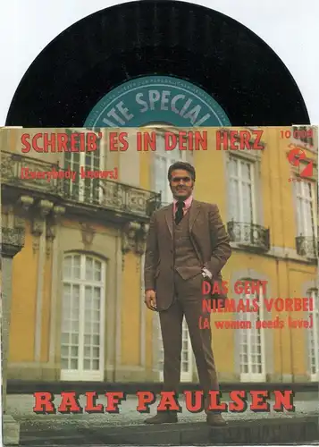 Single Ralf Paulsen: Schreib es in dein Herz (Elite Special 10 008) D