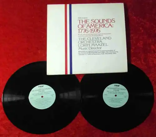 2LP Cleveland Orchestra Lorin Maazel: Sounds of America 1776-1976 (TRW) US