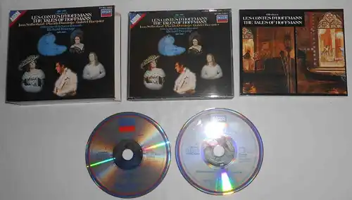 2CD Offenbach: Hoffmann´s Erzählungen - Sutherland Domingo Bonynge (Decca) 1986