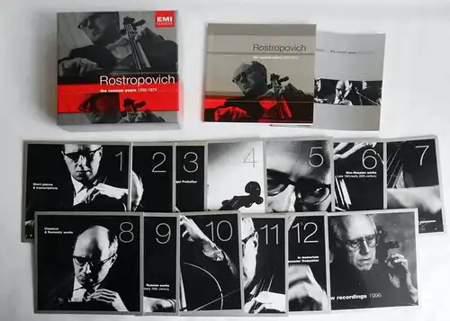 13CD Box Mstislav Rostropovich: The Russian Years (EMI) 1997