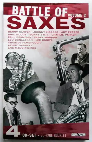 4CD Set Battle Of Saxes Vol. 2  + 20 page Booklet (2004)