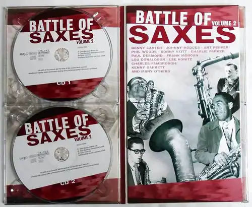 4CD Set Battle Of Saxes Vol. 2  + 20 page Booklet (2004)