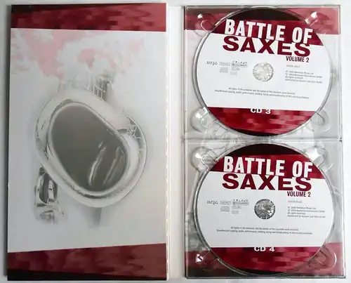 4CD Set Battle Of Saxes Vol. 2  + 20 page Booklet (2004)