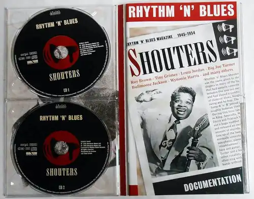 4CD Set Rhythm ´n Blues: Shouters  + 40 page Booklet (2005)