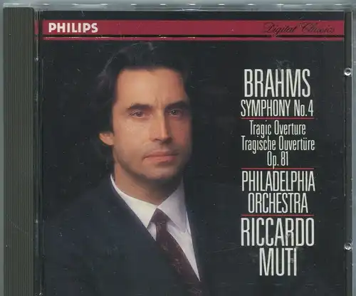 CD Riccardo Muti: Brahms Symphony No. 4 (Philips)  1989